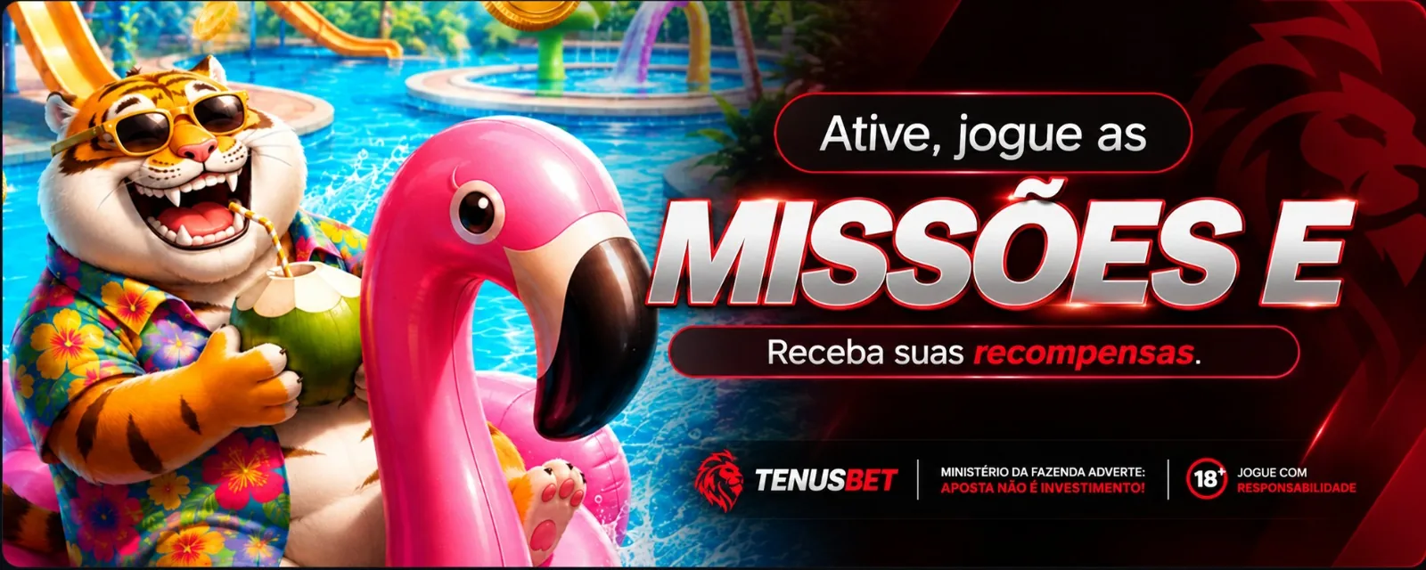 Missões — TENUSBET. Ative, jogue as missões e receba suas recompensas.